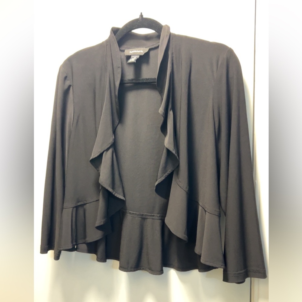 R&M Richards Elegant Black Cardigan